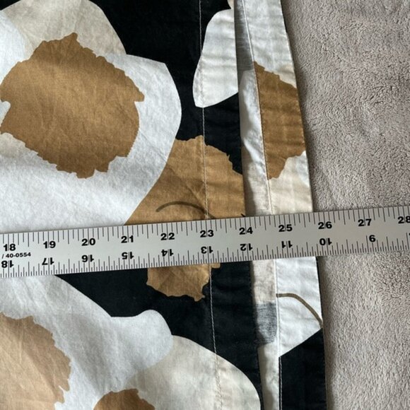 Emily McCarthy Poppy Top Abstract Cheetah Cotton Neutral Contemporary Size Large - Picture 14 of 16